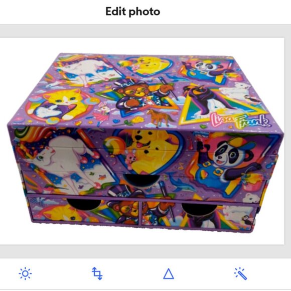 Lisa Frank colorful storage/trinket jewelry6.5” x 8.5” Storage & Organization